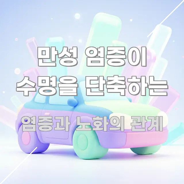 만성 염증이 수명을 단축하는 심플하고 명확하게 정리한 핵심 정리 썸네일 이미지 - 글 흐름을 돕는 시각 자료